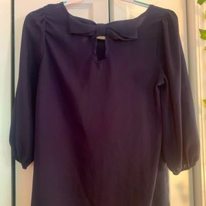 Navy blue blouse